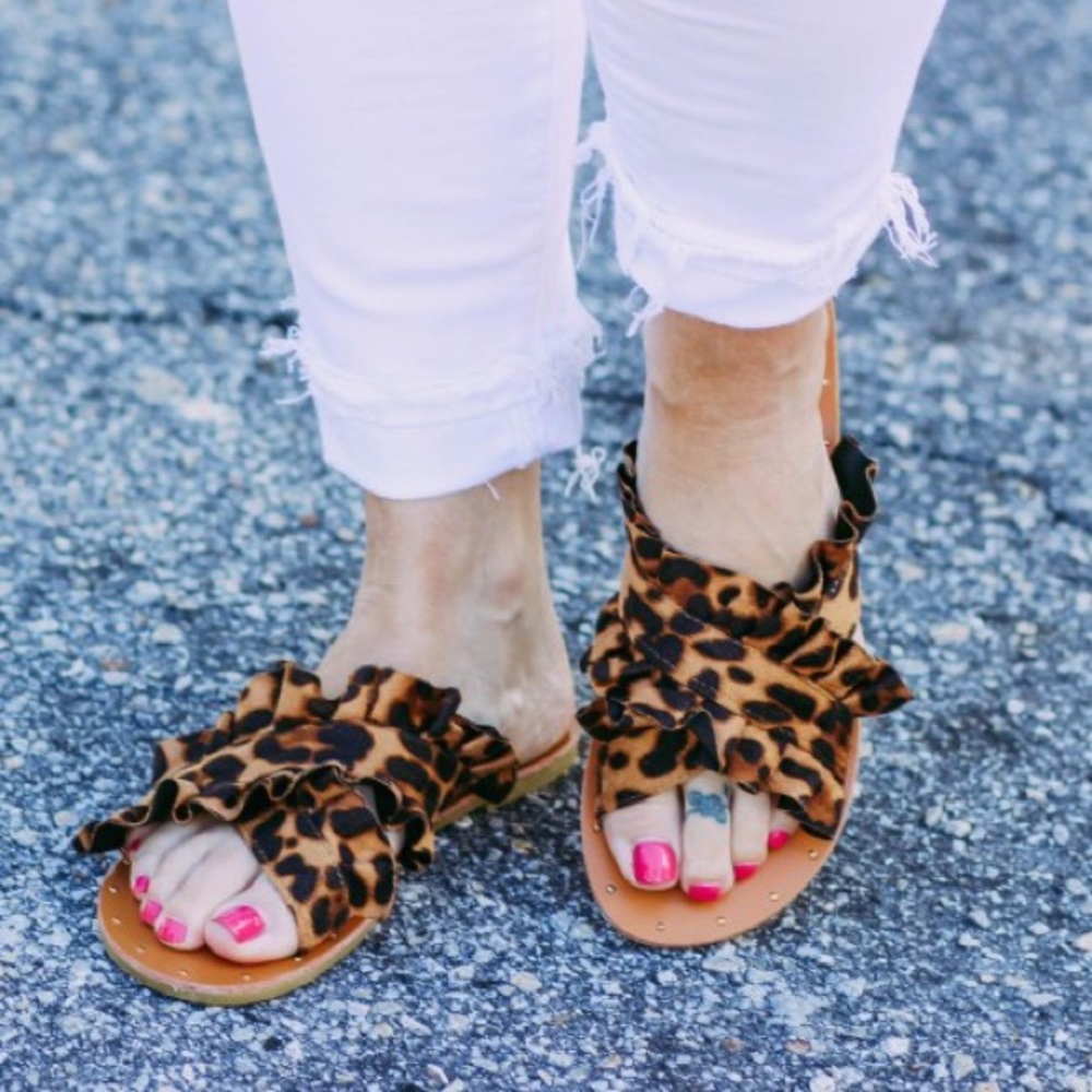 Lola - Leopard Sandal